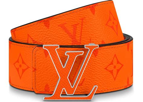 louis vuitton orange belt|louis vuitton belts women's.